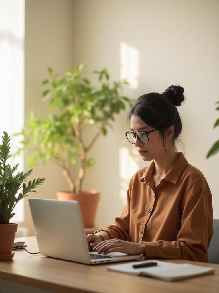 Indie developer working on their app